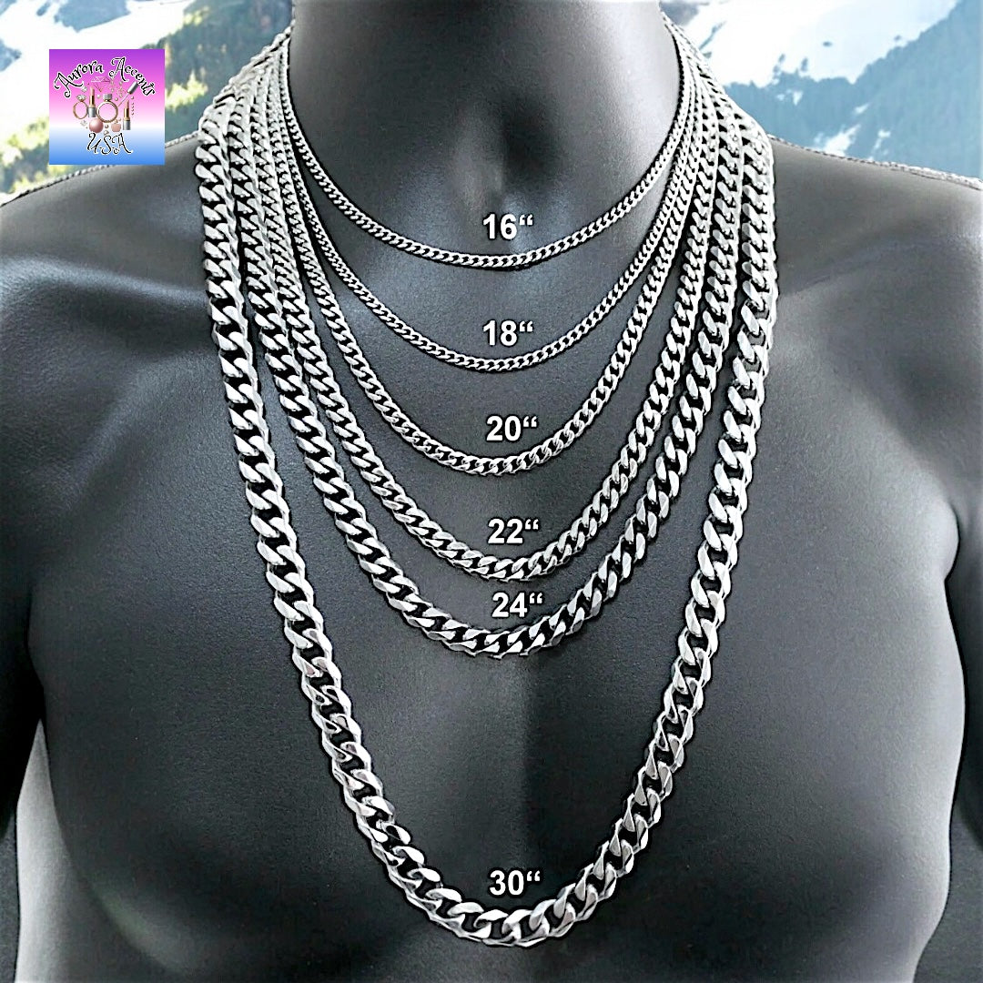 Men's Stainless Steel Cuban Link Chain