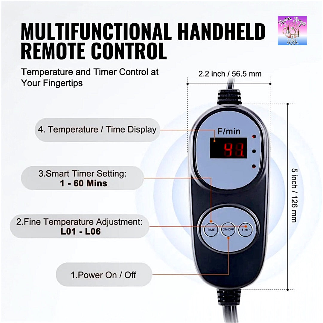 Portable Infrared Sauna Blanket – 1-6 Level Temperature Control, Oxford Fabric, Home Relaxation & Detoxification