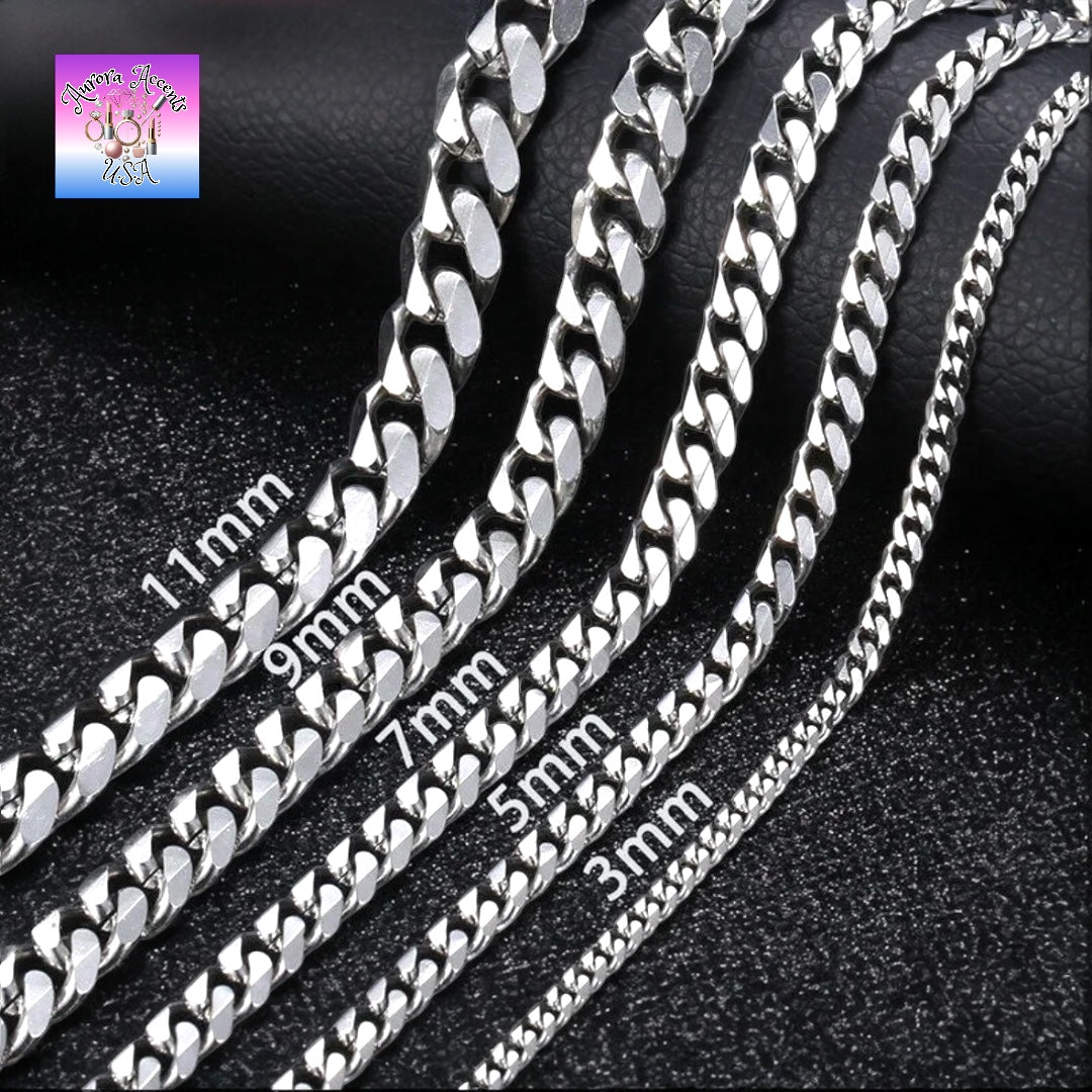 Men's Stainless Steel Cuban Link Chain