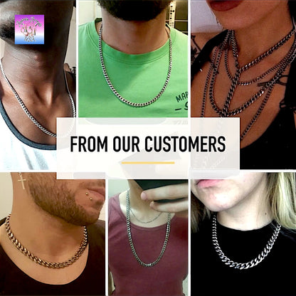 Men's Stainless Steel Cuban Link Chain
