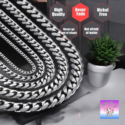 Men's Stainless Steel Cuban Link Chain