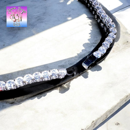 Silver Tennis Chain 30 Inch 6mm (Quality)