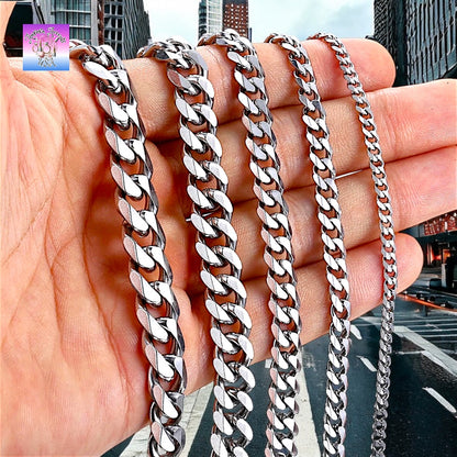 Men's Stainless Steel Cuban Link Chain