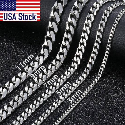 Men's Stainless Steel Cuban Link Chain